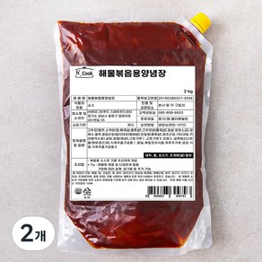 hcook 해물볶음용 양념장, 2kg, 2개