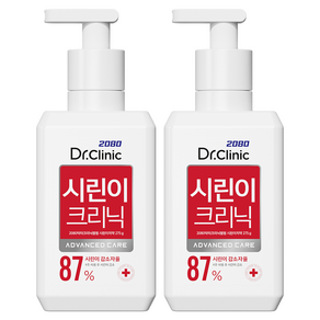 2080 닥터크리닉 엑스퍼트 펌핑 시린이 치약, 275g, 2개