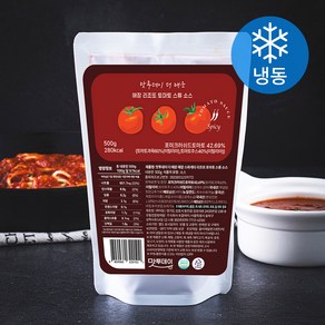 맛투데이 더 매운 해장 스파게티 리조또 토마토 스튜 소스 (냉동), 500g, 1개