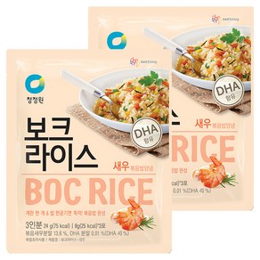 청정원 보크라이스 새우볶음밥 양념, 24g, 2개