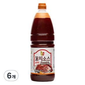 첫맛 꼬지소스 순한맛, 2.1kg, 6개