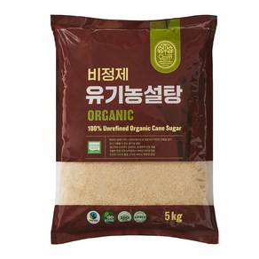 오르코 비정제 유기농 설탕, 1개, 5kg