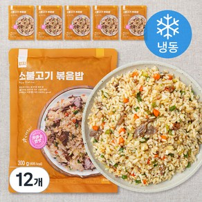 엄지 소불고기 볶음밥 (냉동), 300g, 12개