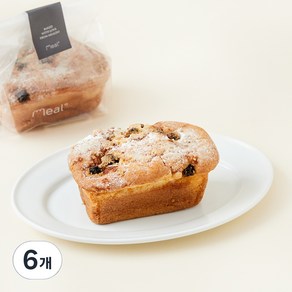 밀도 블루베리파운드 케이크, 120g, 6개