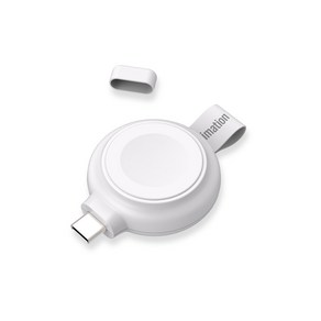 이메이션 애플 MFi인증 USB-C타입 휴대용 무선 고속 충전기, 화이트