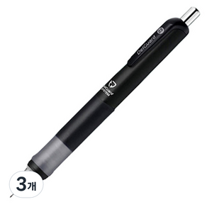 제브라 델가드GR 점보 그립 샤프펜슬 블랙, 0.5mm, 3개