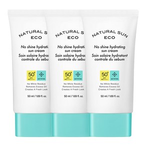 더페이스샵 내추럴 선 피지잡는 수분 선크림 50ml SPF50+ PA+++, 3개