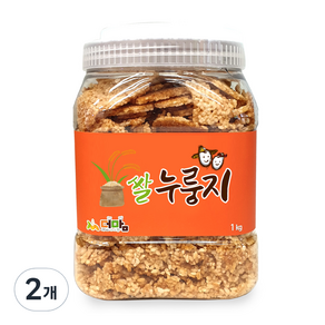 더맘 쌀 누룽지, 1kg, 2개