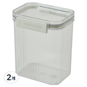 한샘 클리어 푸드컨테이너 1.3L, 2개, 단품