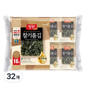 동원 참기름김 식탁 8p, 4g, 32개