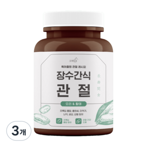 오래살개 반려동물 장수간식 영양제, 뼈/관절강화, 110g, 3개