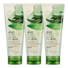 더페이스샵 신선한 제주 알로에 수딩 클렌징 폼, 150ml, 3개