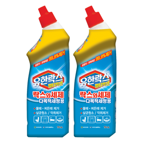 유한락스 멀티액션 락스와세제 다목적세정용, 755ml, 2개