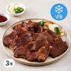 갈비아저씨 양념목살 108 (냉동), 600g, 3개