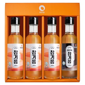 대현상회 참기름 3p + 검은깨 참기름 선물세트, 720ml, 1세트