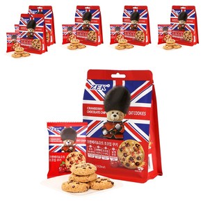 zek 크랜베리 앤 오트 초코칩 쿠키, 300g, 6개