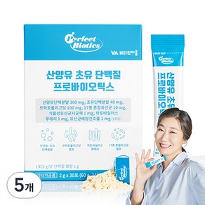 비타민마을 산양유 초유 단백질 프로바이오틱스 30p, 60g, 5개