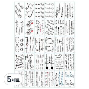 달모아 타투 스티커 30종 세트, A, 5세트