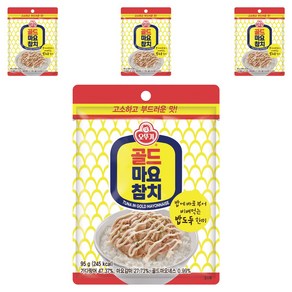 오뚜기 골드마요참치 파우치, 95g, 4개