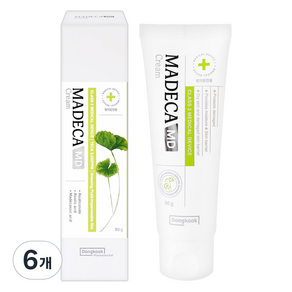 동국제약 마데카 MD 크림, 6개, 80g