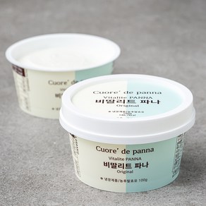 파파오가닉 비딸리트 파나 그릭요거트, 100g, 2개