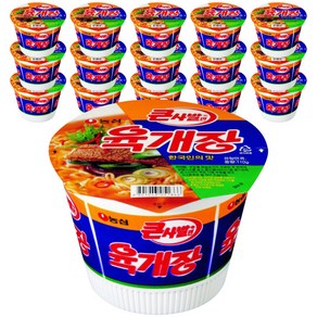 육개장 큰사발면 110g, 16개