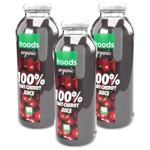 프루즈 유기농 타트체리 착즙주스, 700ml, 3개