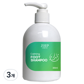 제이에이치피 녹초엽 풋샴푸 300ml, 1개입, 3개