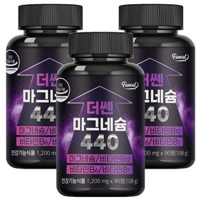 퍼니트 더쎈 마그네슘 440 108g, 90정, 3개