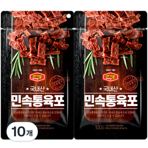 머거본 민속통육포, 100g, 10개