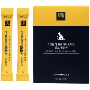 코코몰리 반려동물 골드 올인원 영양제, 장건강/유산균, 1개