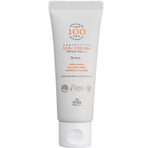 [비건뷰티] 닥터올가 100 선크림 SPF50+ PA+++, 30ml, 1개