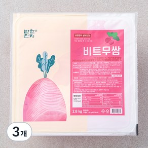 반찬단지 비트무쌈, 2.8kg, 3개