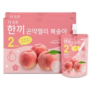 더존건강 더 조은 한끼곤약젤리 복숭아 10개입, 150g, 20개