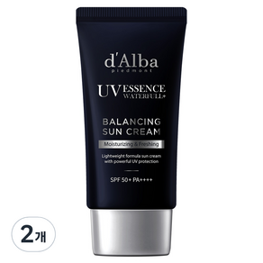 달바 워터풀 밸런싱 선크림 SPF50+ PA++++, 50ml, 2개
