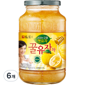 담터 꿀유자차, 1kg, 1개입, 6개