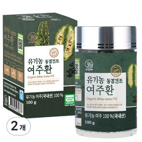 유기농마루 동결건조 여주환, 100g, 2개