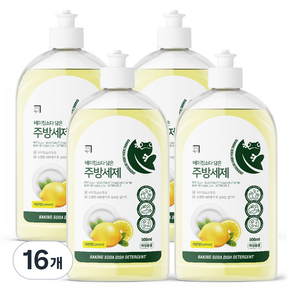 살림백서 베이킹소다 담은 주방세제 레몬향, 500ml, 16개