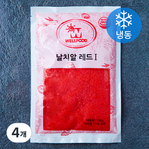 날치알 레드 1 (냉동), 500g, 4개