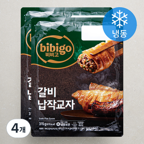 비비고 갈비 납작교자 (냉동), 315g, 4개