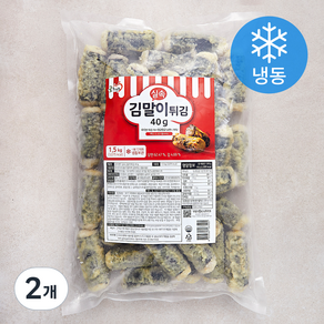 굿프랜즈 실속 김말이튀김 (냉동), 1.5kg, 2개