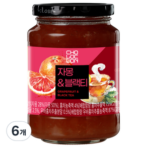 초록원 자몽 블랙티, 560g, 1개입, 6개