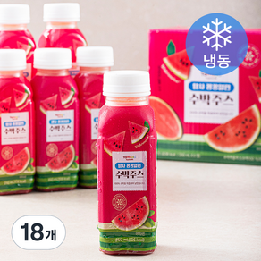 탐사 꽁꽁얼린 수박주스 (냉동), 250ml, 18개