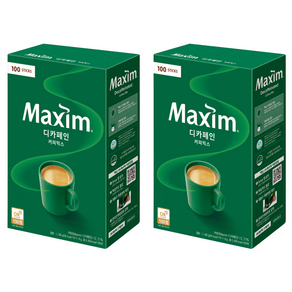 맥심 디카페인 커피믹스, 11.8g, 100개입, 2개
