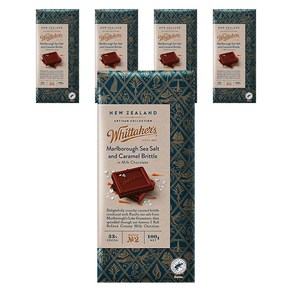 휘태커스 말보로 씨솔트 앤 카라멜 밀크초콜릿, 100g, 5개