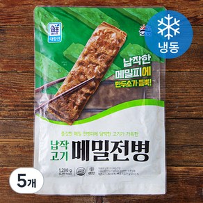 사조 메밀전병고기 (냉동), 1200g, 5개