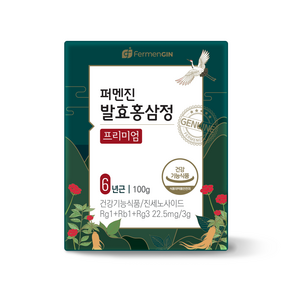 퍼멘진 발효 홍삼정 프리미엄, 100g, 1개