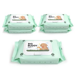 PETCARE 반려동물 빅버디 물티슈 캡형, 20개입, 5팩