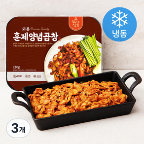 와룡 양념곱창 (냉동), 250g, 3개