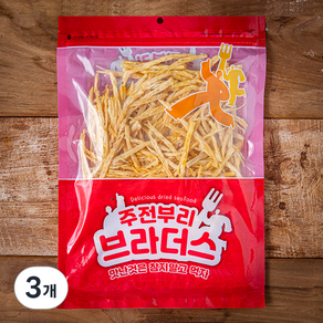 리프레쉬 주전부리브라더스 촉촉 팝콘오징어, 150g, 3개